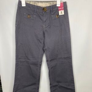 Old Navy GRAY Boot Cut Ultra Low waist Jeans Women's size 2 NWT (box-23-039)